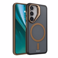 Etteri Morning Fog dėklas for Samsung Galaxy S25 rudas