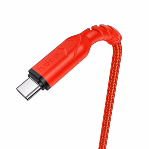 Kabelis USB A į USB C Hoco QC 3A 1 m X59 raudonas