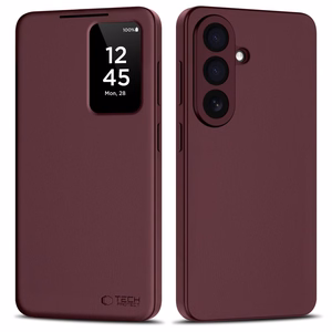 Tech-Protect Išmanusis Piniginė Dėklas for Samsung Galaxy S26 - bordo