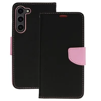 Fancy dėklas telefonui Samsung Galaxy S23 Plus juoda-rožinė