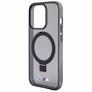 BMW žiedo stovas M kolekcija Magnetinis dėklas telefonui iPhone 15 Pro - juodas