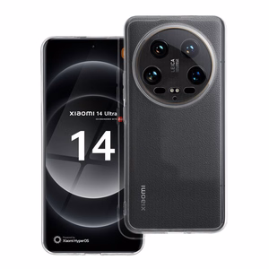Dėklas telefonui 2 mm XIAOMI 14 ULTRA (kameros apsauga) skaidrus