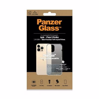 PanzerGlass ClearCase antibakterinis dėklas telefonui su Military Grade sertifikatu iPhone 13 Pro Max - permatomas