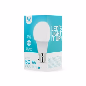 Forever Light LED lemputė B22 A60 6W 230V 6000K 660lm