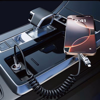 Dudao L20 Pro 4-in-1 USB-A / USB-C - Lightning / USB-C kabelis - juodas