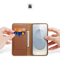 Dėklas Dux Ducis Hivo skirtas Samsung S937 S25 Edge rudas