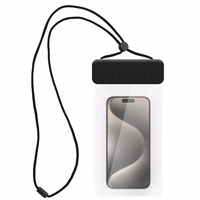 Vandeniui atsparus dėklas - 3 tipas juodas (230x118 mm)