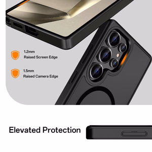 Rock Guard Touch Matte Series Magnetinis Dėklas telefonui Samsung Galaxy S25 pilkas