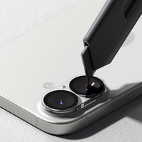 Ringke pilnas kameros dangtelio 2 dalių rinkinys iPhone 17 - juodas