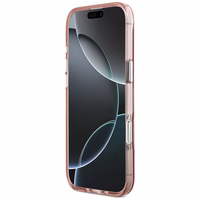 Karl Lagerfeld IML Choupette Sketch Logo MagSafe dėklas telefonui iPhone 17 Air - rožinė