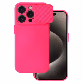 Camshield Soft dėklas telefonui Iphone 15 Pro Max rožinė