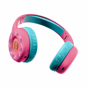 TRUST Nouna belaidės vaikiškos ausinės PAW Patrol rožinės