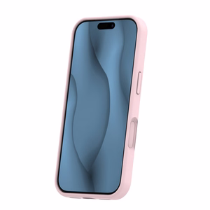 Silicone Thin Mag dėklas iPhone 17 Pro 6,3" šviesiai rožinis