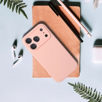 Silikoninis Lite dėklas telefonui Iphone 17 Pro Max persikų