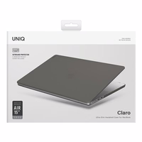 Uniq Claro MacBook Air 15" dėklas (2023) - skaidrus-pilkas