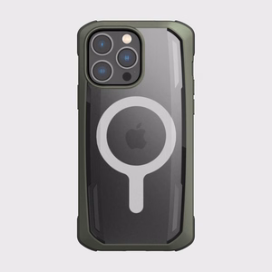 Raptic X-Doria Apsauginis dėklas iPhone 14 Pro Max su Magnetine šarvuota danga žalia