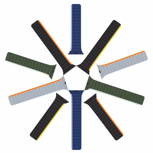 Magnetinis laikrodžio dirželis Apple Watch SE, 9, 8, 7, 6, 5, 4, 3, 2, 1 (41, 40, 38 mm) Dux Ducis laikrodžio dirželis (LD versija) - mėlynas