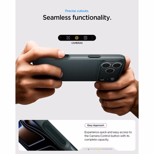 Spigen Thin Fit MagSafe dėklas iPhone 18 Pro / 17 Pro, žalias