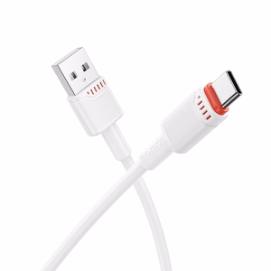 Borofone laidas BX110 Beneficio USB į Type C 2.4A 1 metras baltas
