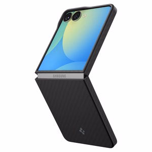 Spigen AirSkin Aramid Dėklas telefonui Samsung Galaxy Z Flip 7 - juodas