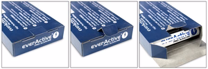 Šarminės baterijos everActive Pro Alkaline LR6 AA - shrink pakuotė - 10 vnt.
