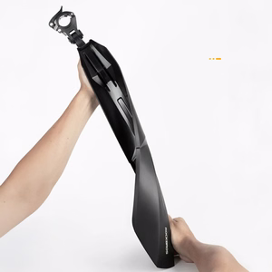 Rockbros FK-870 reguliuojami dviračio purvasaugiai su greitojo atsegimo sistema – juodi