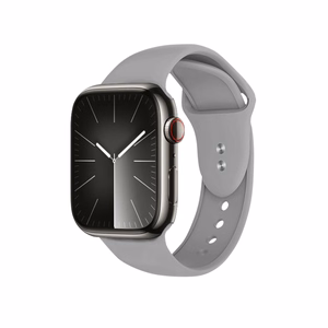 Crong Liquid Apple Watch dirželis, 44/45/46/49 mm, pilkas