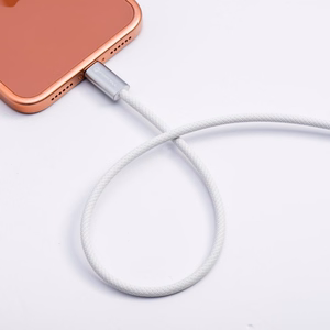 Laidas USB C į USB C Forcell F-Energy QC4.0 PD 3A 60W Cafule Flat 1,2 m CCFN23 baltas