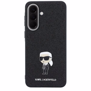 KARL LAGERFELD чехол для Samsung A57 KLHCSA57GKNPSK (Fixed Glitter Ikonik Logo Metal Pin) чёрный
