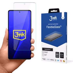 Grūdintas stiklas Xiaomi Redmi Note 12 5G / Poco X5 5G Hybrid Flexi 7H serija 3mk FlexibleGlass