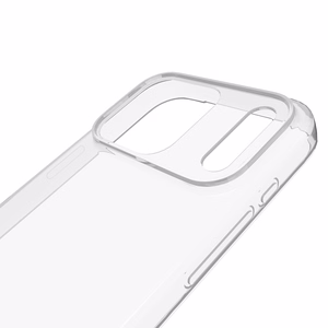 Puro 0.3 Nude itin plonas TPU dėklas telefonui skirtas iPhone 17 Pro Max – permatomas