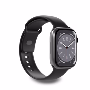 Puro Icon silikoninis dirželis Apple Watch 42/44/45/49 mm - juodas (2 vnt.)