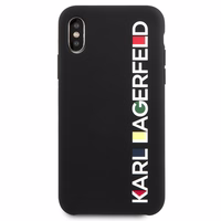 Karl Lagerfeld Blizgus Bauhaus iPhone X/XS Dėklas - juoda