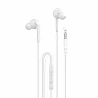 Dudao X3+ in-ear ausinės, wired, 3.5mm minijack - baltas