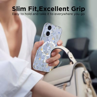 Tech-Protect FlexAir MagSafe dėklas telefonui iPhone 17 - su ramunėlėmis ir lapais