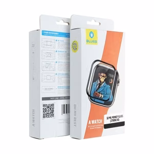 5D Mr. Monkey Apsauginis stiklas - Apple Watch SE / SE 2 / SE 3 44MM juodas (Strong HD)