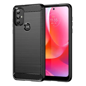 Anglies dėklas lankstus apvalkalas Motorola Moto G Power 2022 juodas