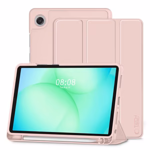 TechProtect SmartCase Pen dėklas Samsung Galaxy Tab A9 / A11 8.7 rožinis