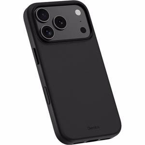 Benks Magnetic Vita Pro silikoninis dėklas (C.K.QY.AP.BK.0073) iPhone 18 Pro Max/17 Pro Max, juodas, su kameros valdymo mygtuku