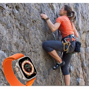 TECH-PROTECT NYLON PRO APPLE WATCH 4 / 5 / 6 / 7 / 8 / 9 / SE / ULTRA 1 / 2 (42 / 44 / 45 / 49 MM) TITANINIS/ALYVUOGINIS