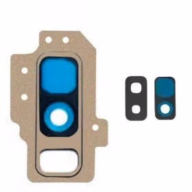 Samsung G965 S9 Plus kameros stikliukas auksinis HQ