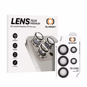 Apsauginis grūdintas stiklas Tel Protect 3D Lens on camera for Samsung Galaxy S26 Ultra black (lęšis 5 vnt.)