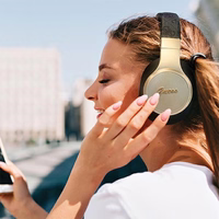 Guess Bluetooth ant ausų ausinės GUBH604GEMK juodos/juodos 4G užrašas