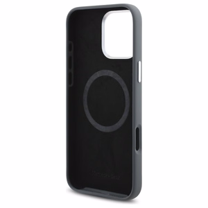 Mercedes silikoninis vertikalios toninės juostos Magnetinis dėklas telefonui iPhone 16 Pro Max - pilkas