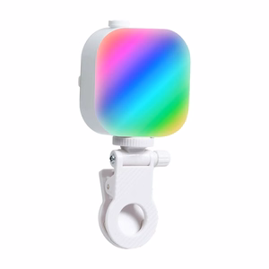 Ice Cube Telesin asmenukių lemputė su telefono laikikliu