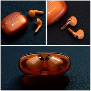 Forcell F-Audio Pulse Air ENC TWS belaidės į ausis įstatomos ausinės – auksinės