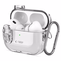 Tech-Protect Slim Hook dėklas AirPods 1 / 2 (m) - skaidrus