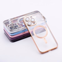 ELECTRO MAG COVER dėklas telefonui suderinamas su Magnetiniu IPHONE 16 Pro Max auksinis