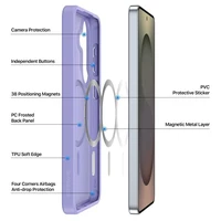 Dėklas Dux Ducis Yind MagSafe Samsung S942 S26 violetinis