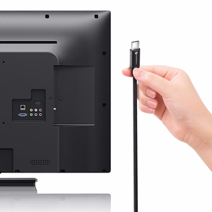 FORCELL F-ENERGY C391 kabelis Type C į Type C PD QC4.0 5A 100W E-mark / 4K / Thunderbolt / 20Gbit/s 1 m juodas